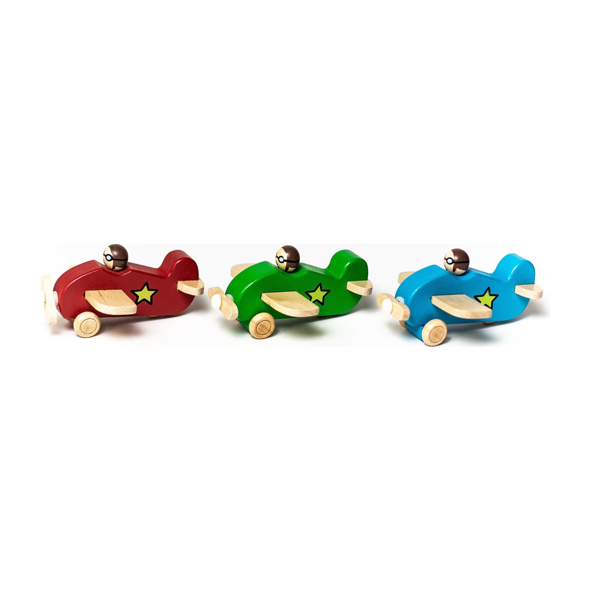 Little Wooden Planes, Set of 3