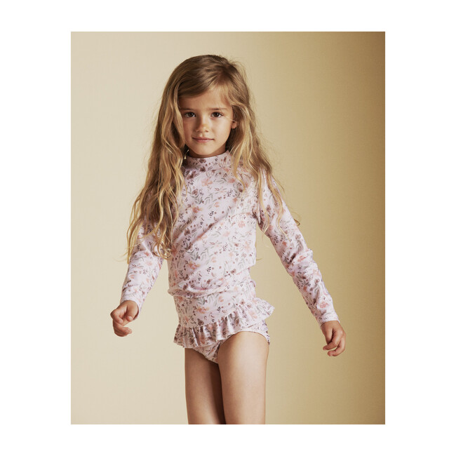 Gani Swim T-Shirt/Rashguard, Mauve Morn Rose