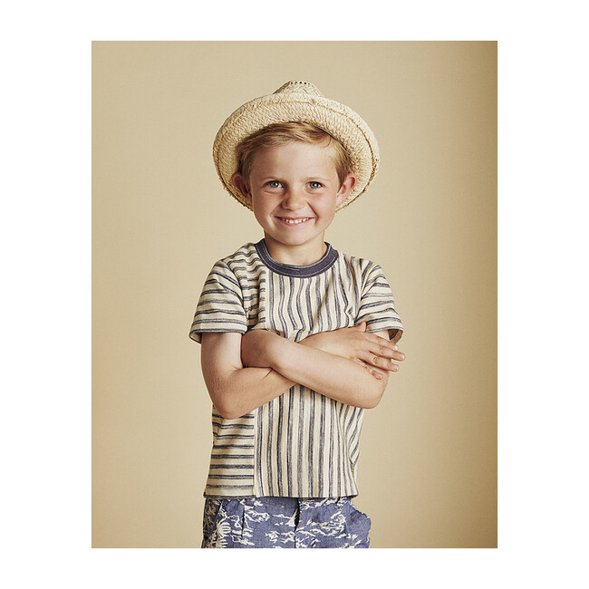 Organic Tommi T-shirt, Ombre Blue