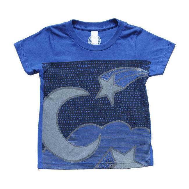 Moonlight Organic Cotton Tee, Cobalt