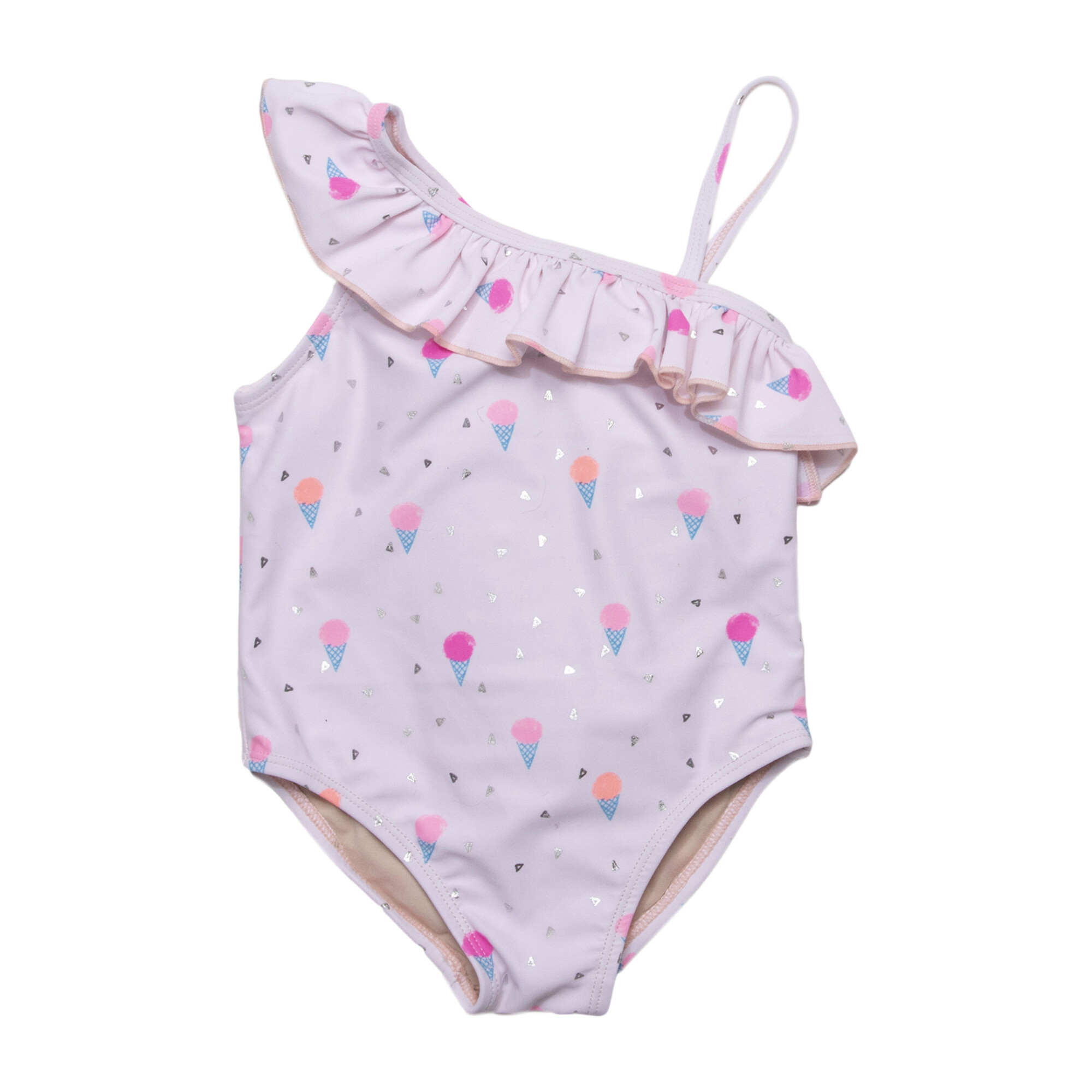 Belle One Piece Swimsuit, Ice Cream Blush