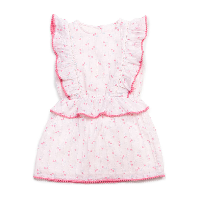 Clara Dress, Blush Cherry