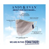 Boys 4-Pack Child Face Masks, Navy Prints - Face Masks - 6