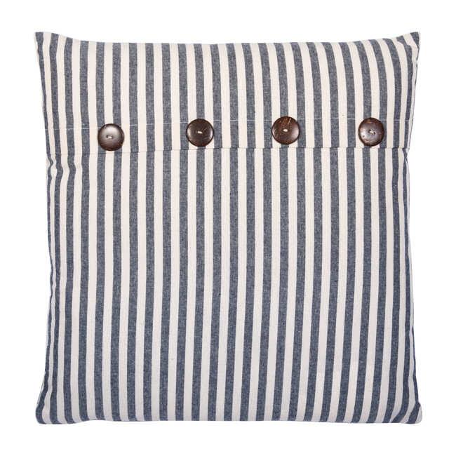 Kensing Pillow, Navy/White