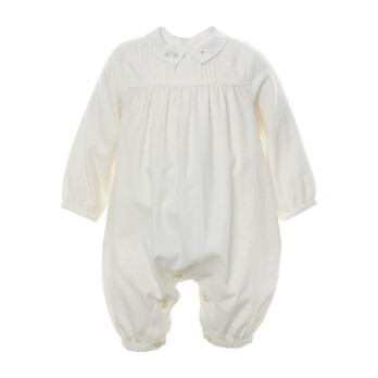 baby boy cream romper