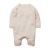 Ariel Cashmere Romper, Ivory - Rompers - 2