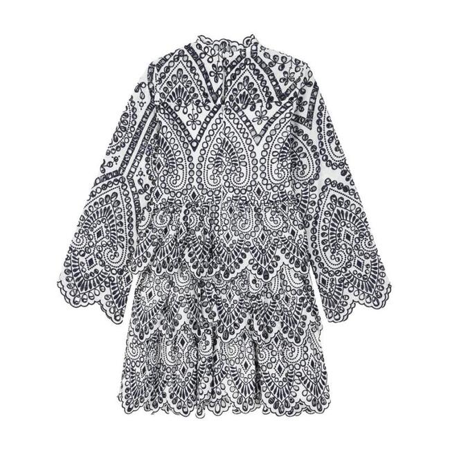 Desire Dress, Ivory and Navy - Dresses - 2