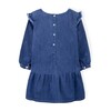 Clementine Dress, Navy Denim - Dresses - 4