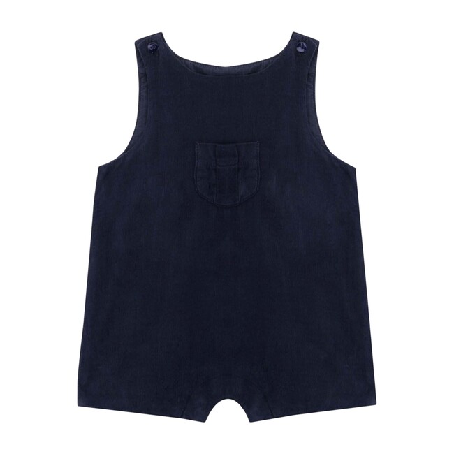 Chris Baby Romper, Dark Slate Blue