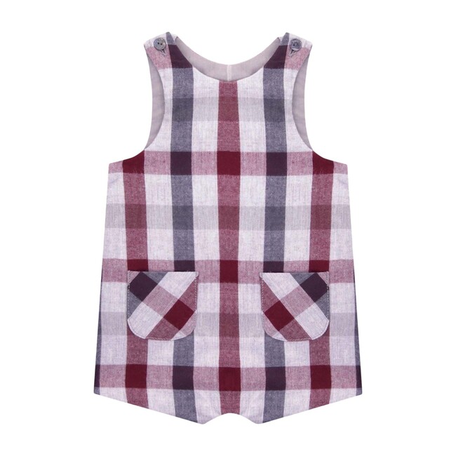 Truett Baby Romper, Plaid