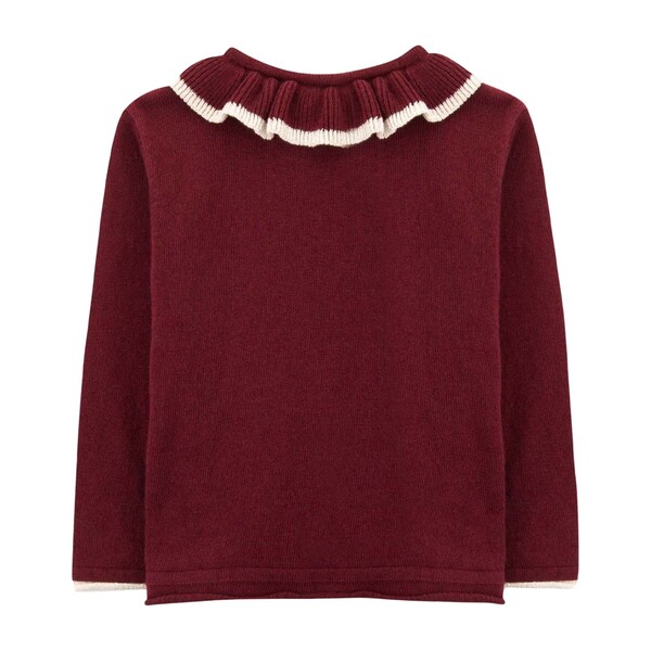 Bridget Knitted Sweater, Tawny Port Bordeaux