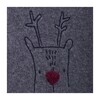 Buddy The Reindeer Baby Knitted Sweater, Cloudburst Grey - Sweaters - 2