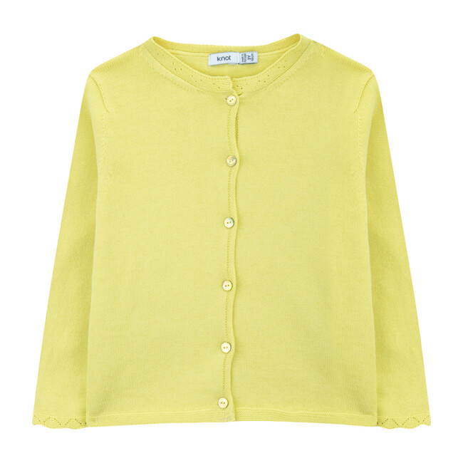 Julie Cardigan, Acacia Lime - Cardigans - 1