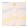 Dahila Cardigan, Blue & Yellow Stripes