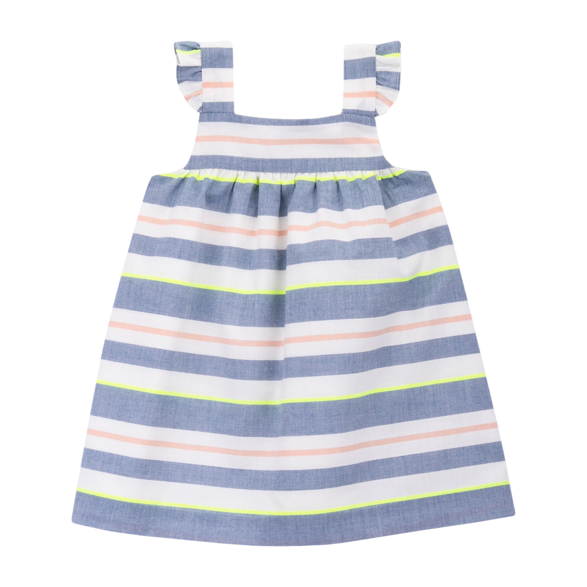 Louise Pinafore Dress, Stripes