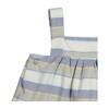 Zulu Pinafore Dress, Grey Stripes - Dresses - 2
