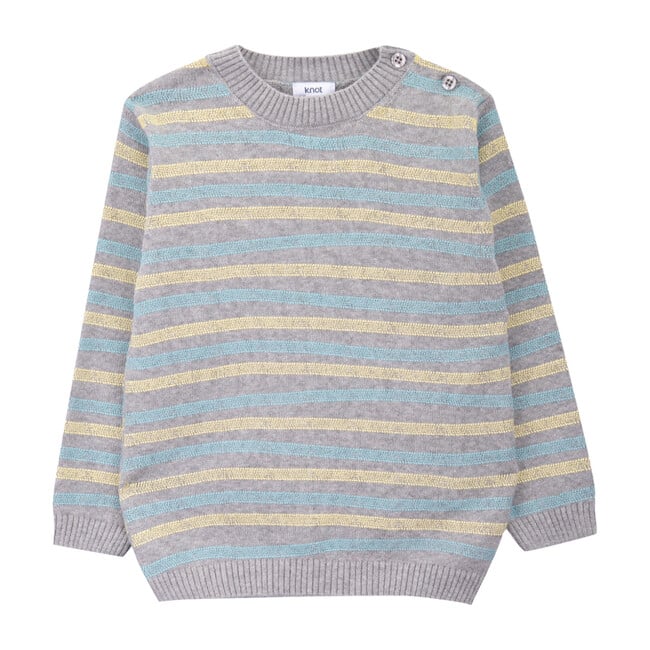 Knitted Sweater, Stripes - Sweaters - 1
