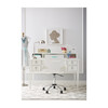 Clementine Court Desk Chair, Frosting White - Desk Chairs - 2