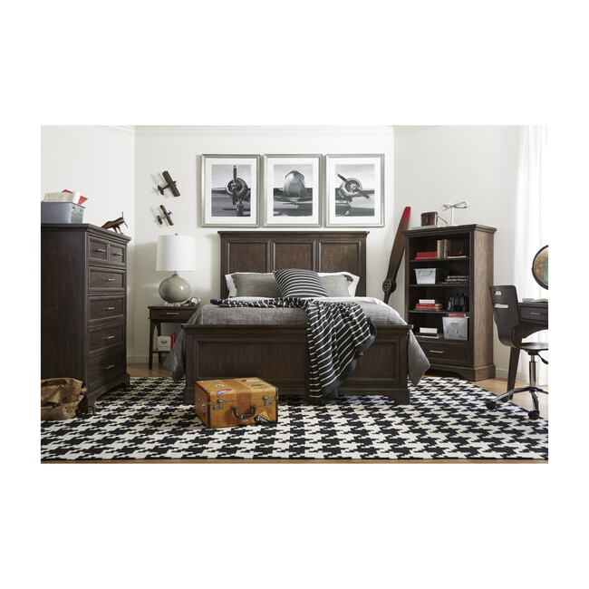 Chelsea Square Desk Chair, Raisin