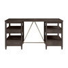 Chelsea Square Partners Desk, Raisin - Desks - 4