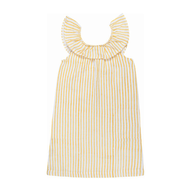 Charlotte Nightdress, Yellow Stripes