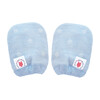 100% GOTS -Certified Organic Cotton Mittens, Turquoise - Gloves - 1 - thumbnail