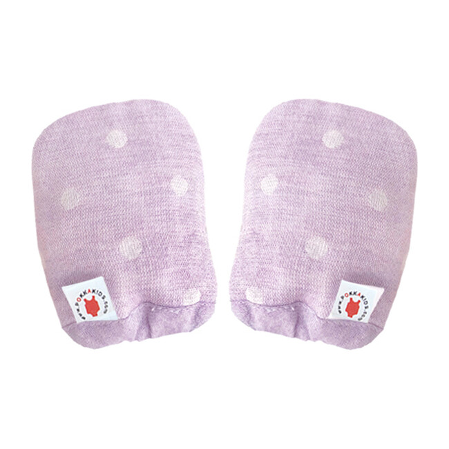 100% GOTS-Certified Organic Cotton Mittens, Grape