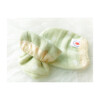 100% GOTS-Certified Organic Cotton Mittens, Lime - Gloves - 3