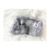 100% GOTS-Certified Organic Cotton Mittens, Charcoal - Gloves - 3