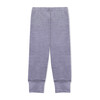 Lounge Pants, Grey Merino Wool - Sweatpants - 3