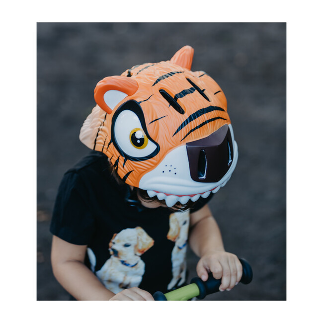 Tiger Helmet, Orange - Helmets - 4