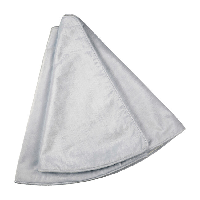 Velvet Tree Skirt, Silver