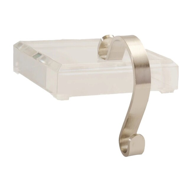 Acryllic Stocking Holder, Nickel