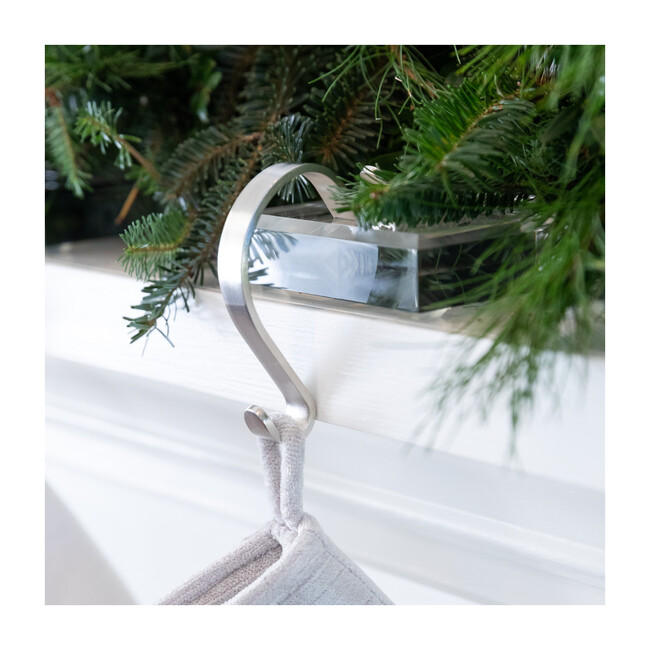 Acryllic Stocking Holder, Nickel