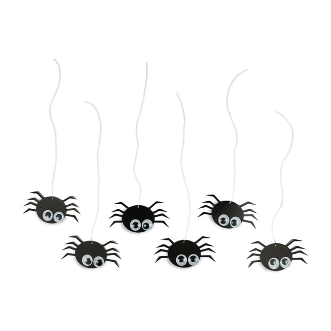 Spooky Halloween Hanging Spiders - Decorations - 1