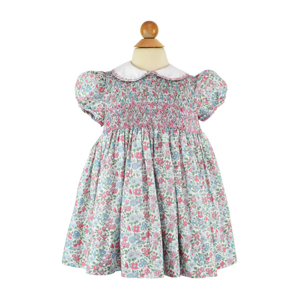 Smocked Frock Dress, Liberty Flowers - Alice Kathleen Dresses | Maisonette