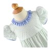 Britton Dress, Flowers & Blue Dots - Dresses - 2