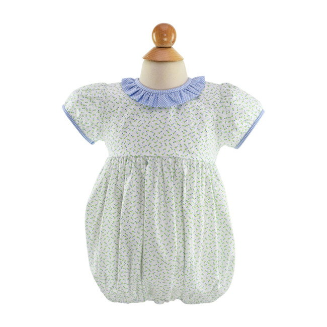 Abigail Bubble, Flowers & Blue Dots - Onesies - 1
