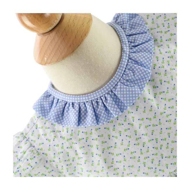 Abigail Bubble, Flowers & Blue Dots - Onesies - 2