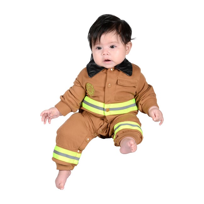 Jr. Firefighter Romper, Tan - Costumes - 0