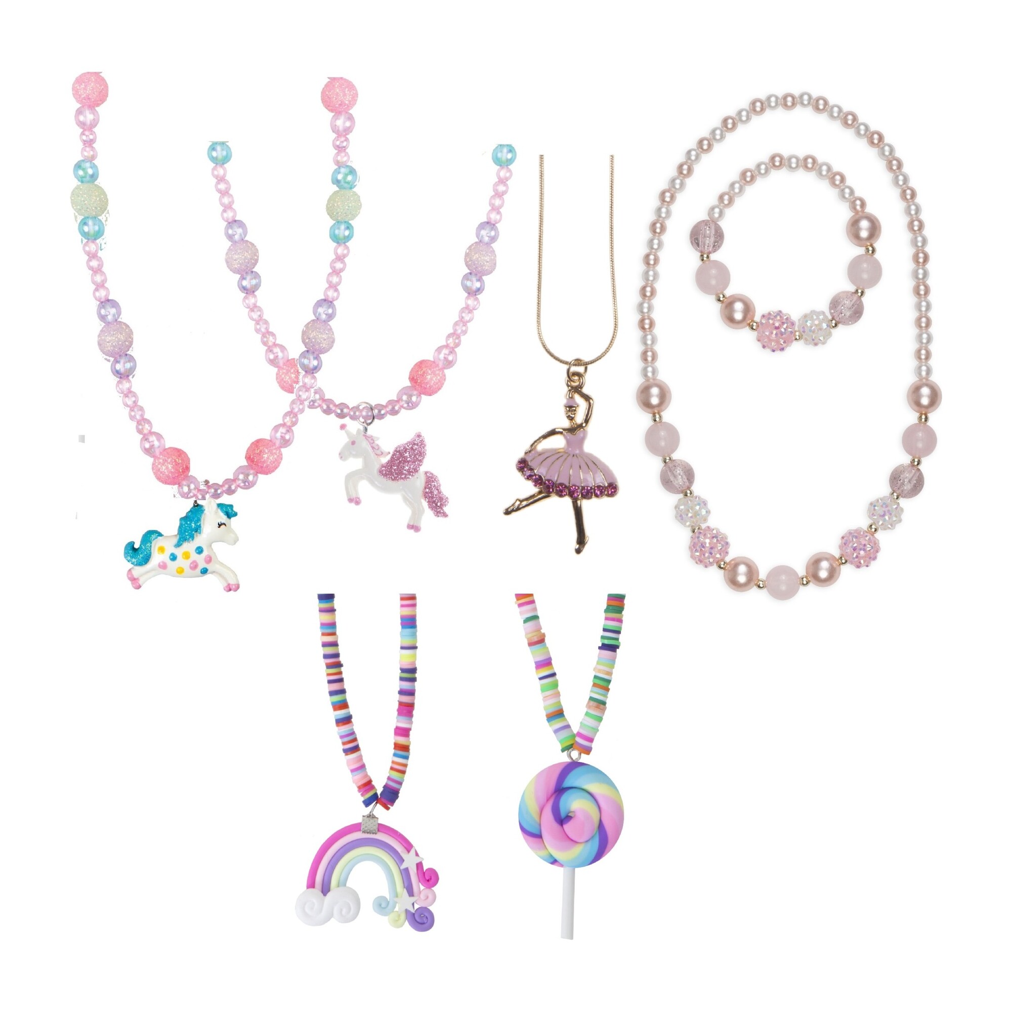 Super Deluxe Necklace Bundle Play Kids Pretend Play, Play Tents