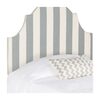 Hallmar Striped Headboard, Grey/White - Beds - 1 - thumbnail