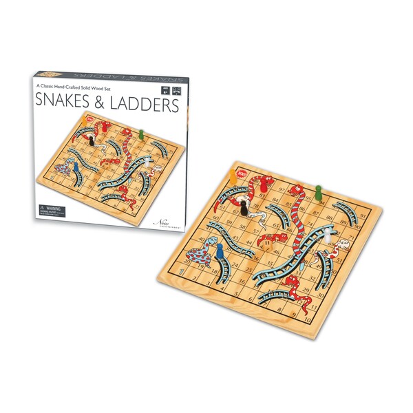 wooden snakes and ladders