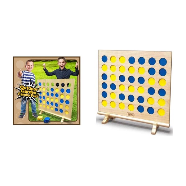 Giant Wooden 4-in-a-Row XL