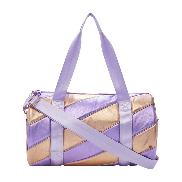 lavender duffle bag