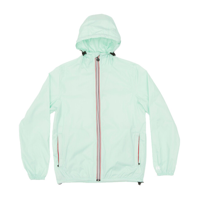 Sam Packable Rain Jacket, Mint - Raincoats - 1