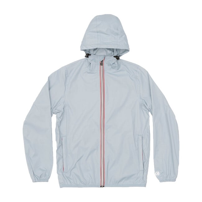 Sam Packable Rain Jacket, Celestial Blue - Raincoats - 1