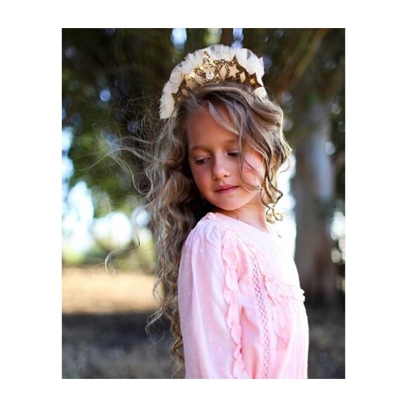 Princess Tiara, Champagne - Hair Accessories - 3