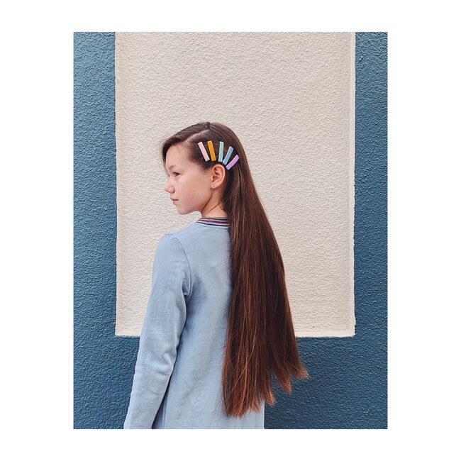 Velvet Rainbow Clips, Multi