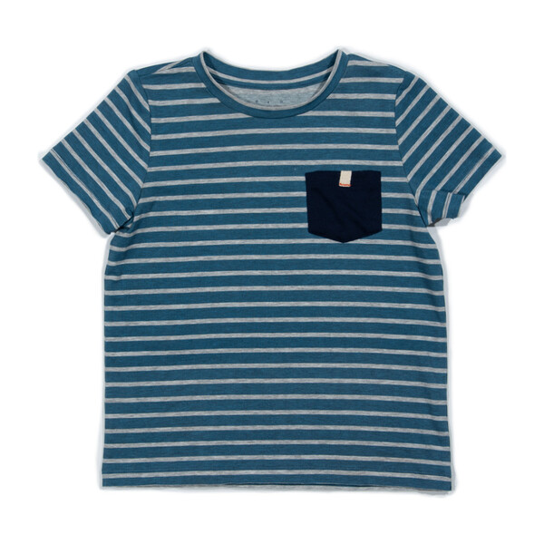 *Exclusive* Vincent Tee, Blue Stripe